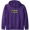 Transformers Grimlock Urban Style Graffiti Text Logo Zip Hoodie(Purple)