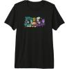 Transformers Optimus Prime Vs. Megatron Retro Graffiti Paint Premium T-Shirt(Black)