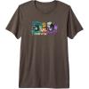Transformers Optimus Prime Vs. Megatron Retro Graffiti Paint Premium T-Shirt(Brown)