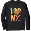 Transformers: Rise of the Beasts I Heart NY Retro Graffiti Long Sleeve T-Shirt(Black)