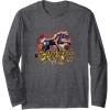 Transformers: Rise of the Beasts Savage Cheetor Graffiti Long Sleeve T-Shirt(Dark Heather Grey)