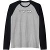 Transformers Urban Style Graffiti Text Logo Raglan Baseball Tee(Black/Athletic Heather)
