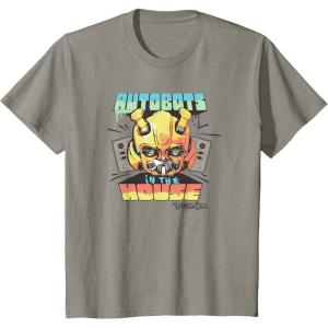 Kids Transformers: Rise of the Beasts Autobots In The House Retro T-Shirt(Slate Grey)