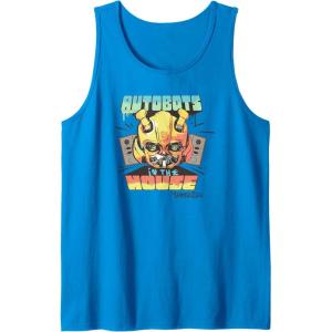 Transformers: Rise of the Beasts Autobots In The House Retro Tank Top(Sapphire Blue)