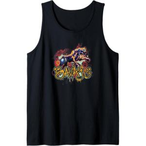 Transformers: Rise of the Beasts Savage Cheetor Graffiti Tank Top(Black)