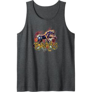 Transformers: Rise of the Beasts Savage Cheetor Graffiti Tank Top(Dark Heather Grey)