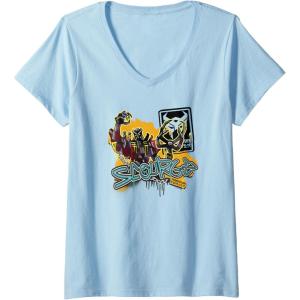 Transformers: Rise of the Beasts Scourge Terrorcon Forever V-Neck T-Shirt(Baby Blue)