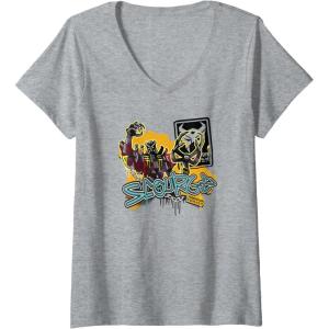 Transformers: Rise of the Beasts Scourge Terrorcon Forever V-Neck T-Shirt(Heather Grey)
