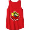 Transformers Dino Might Grimlock Dripping Graffiti Logo Tank Top(Red)