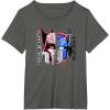 Transformers Good Vs. Evil Split Face Graffiti Retro Poster T-Shirt(Asphalt Grey)