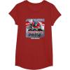 Transformers: Rise of the Beasts Optimus Distressed Shot T-Shirt(Cranberry Red)