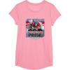 Transformers: Rise of the Beasts Optimus Distressed Shot T-Shirt(Pink)