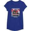 Transformers: Rise of the Beasts Optimus Distressed Shot T-Shirt(Royal Blue)