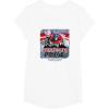 Transformers: Rise of the Beasts Optimus Distressed Shot T-Shirt(White)