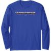 Transformers: Rise of The Beasts Shaded Movie Logo Long Sleeve T-Shirt(Royal Blue)