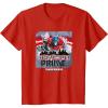 Transformers: Rise of the Beasts Optimus Distressed Shot T-Shirt(Red)