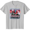 Transformers: Rise of the Beasts Optimus Distressed Shot T-Shirt(Silver Grey)