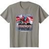 Transformers: Rise of the Beasts Optimus Distressed Shot T-Shirt(Slate Grey)