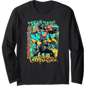 Transformers: Rise of The Beasts Optimus & Bee Graffiti Shot Long Sleeve T-Shirt(Black)