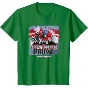 Transformers: Rise of the Beasts Optimus Distressed Shot T-Shirt(Kelly Green)