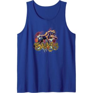 Transformers: Rise of the Beasts Savage Cheetor Graffiti Tank Top(Royal Blue)