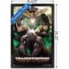 Hasbro Transformers: Rise of the Beasts – Maximals Wall Poster, 34L” x 22.4W”, Mahogany Framed Version(Black Framed Version)