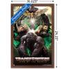 Hasbro Transformers: Rise of the Beasts – Maximals Wall Poster, 34L” x 22.4W”, Mahogany Framed Version(Mahogany Framed Version)