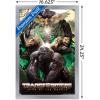 Hasbro Transformers: Rise of the Beasts – Maximals Wall Poster, 34L” x 22.4W”, Mahogany Framed Version(Silver Framed Version)