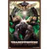 Hasbro Transformers: Rise of the Beasts – Maximals Wall Poster, 34L” x 22.4W”, Mahogany Framed Version(Mahogany Framed Version)