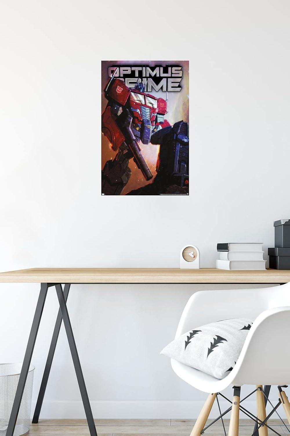 image:imageHasbro Transformers Optimus Prime Wall Poster 34Lquot x 224Wquot Poster ampamp Clip BundlePremium Unframed Version