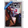 Hasbro Transformers – Optimus Prime Wall Poster, 34L” x 22.4W”, Poster & Clip Bundle(Gray Framed Version)