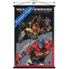 Trends International Hasbro Transformers: Rise of the Beasts – Optimus Prime vs. Scourge Wall Poster, 22.37″ x 34.00″, Premium Print and Beechwood Hanger Bundle(Premium Print and Black Hanger Bundle)