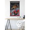 Trends International Hasbro Transformers: Rise of the Beasts – Optimus Prime vs. Scourge Wall Poster, 22.37″ x 34.00″, Premium Print and Beechwood Hanger Bundle(Premium Print and Black Hanger Bundle)