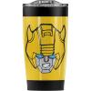 Transformers Bumblebee Head Stainless Steel Tumbler 30 oz Coffee Travel Cup, Vacuum Insulated & Double Wall with Leakproof Sliding Lid(20 Ounces)