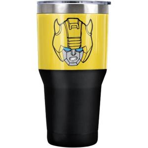 Transformers Bumblebee Head Stainless Steel Tumbler 30 oz Coffee Travel Cup, Vacuum Insulated & Double Wall with Leakproof Sliding Lid(30 Ounces)