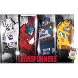 Trends International Hasbro Transformers – Classic Wall Poster with Push Pins(34″L x 22.4″W)