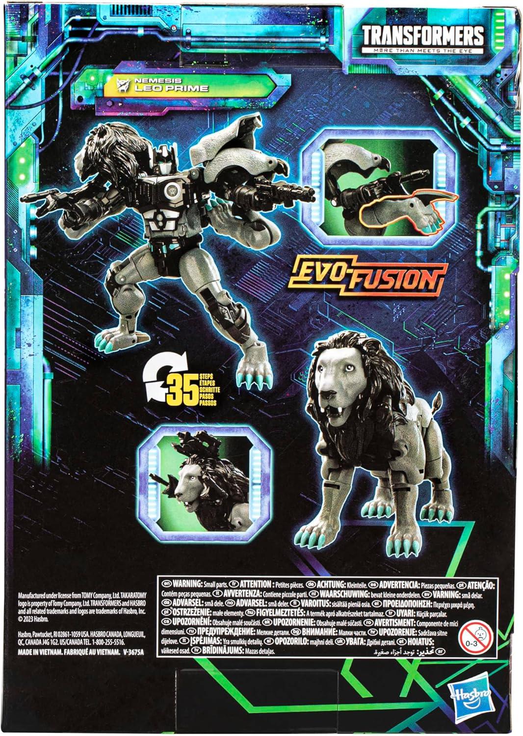 image:imageTransformers Toys Legacy Evolution Voyager Nemesis Leo Prime Toy 7inch Action Figure for Boys and Girls Ages 8 and Up