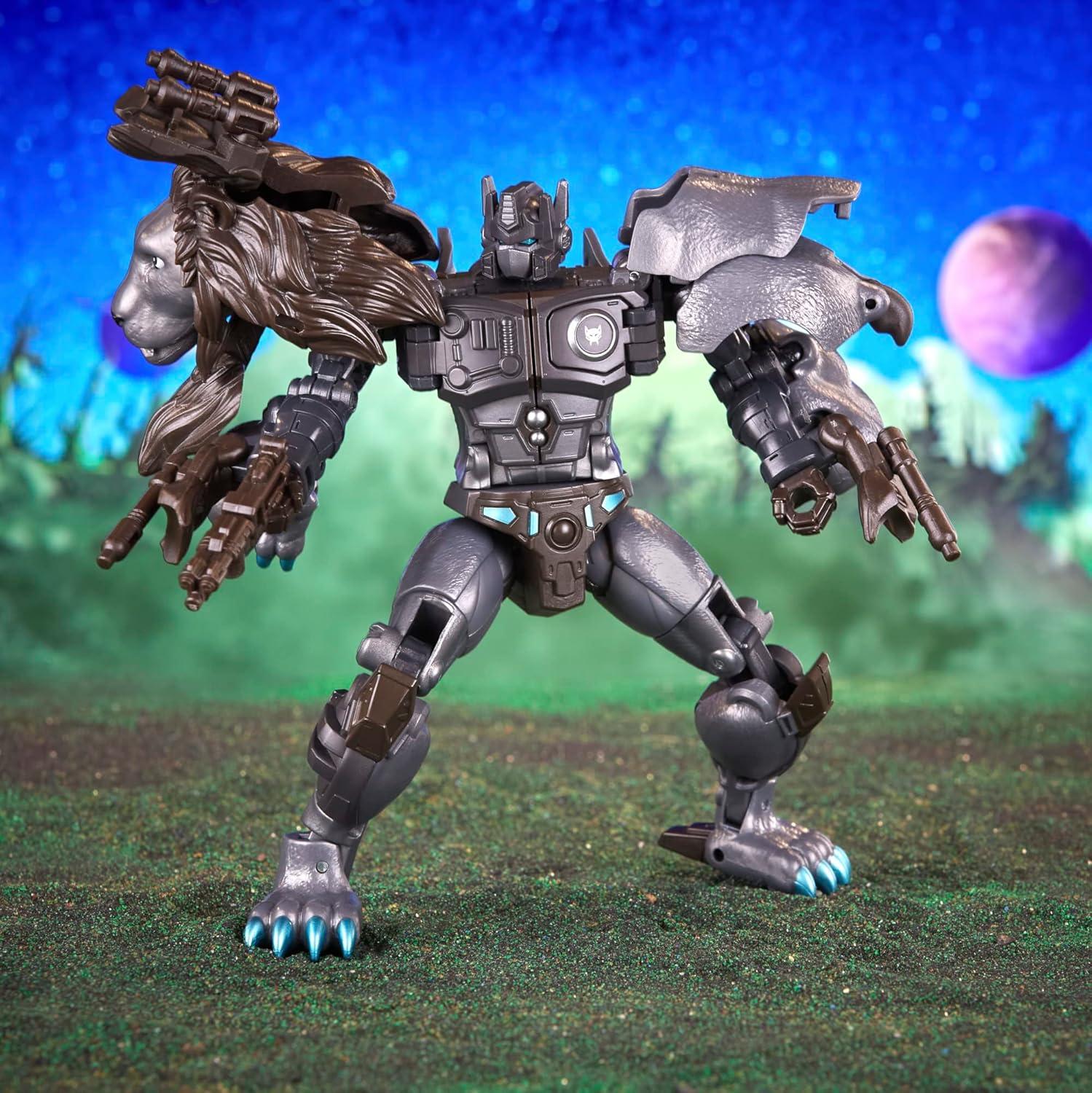 image:imageTransformers Toys Legacy Evolution Voyager Nemesis Leo Prime Toy 7inch Action Figure for Boys and Girls Ages 8 and Up