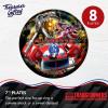 Treasures Gifted Officially Licensed Transformers Birthday Party Supplies – 16ct 7in Autobots Party Plates – Transformers Birthday Decorations – Disposable Paper Plates(Autobots)