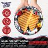 Treasures Gifted Officially Licensed Transformers Birthday Party Supplies – 16ct 9in Decepticons Party Plates – Transformers Birthday Decorations – Disposable Paper Plates(Autobots)