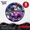 Treasures Gifted Officially Licensed Transformers Birthday Party Supplies – 16ct 9in Decepticons Party Plates – Transformers Birthday Decorations – Disposable Paper Plates(Decepticons)