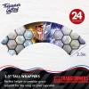 Treasures Gifted Officially Licensed Transformers Birthday Supplies – 24ct Cupcake Toppers & Wrappers – Transformers Party Supplies Cake Decorations