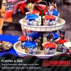 Treasures Gifted Officially Licensed Transformers Birthday Supplies – 24ct Cupcake Toppers & Wrappers – Transformers Party Supplies Cake Decorations