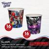 Treasures Gifted Officially Licensed Transformers Party Supplies – Serves 32 Guests – Dinnerware Classic Set for Birthday – Plates, Napkins, & Cups(Serves 32)