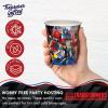Treasures Gifted Transformers Cup Set (8ct – 9oz), Plastic, Decepticons, General Use Cup, Birthday Decorations & Supplies(Autobots)