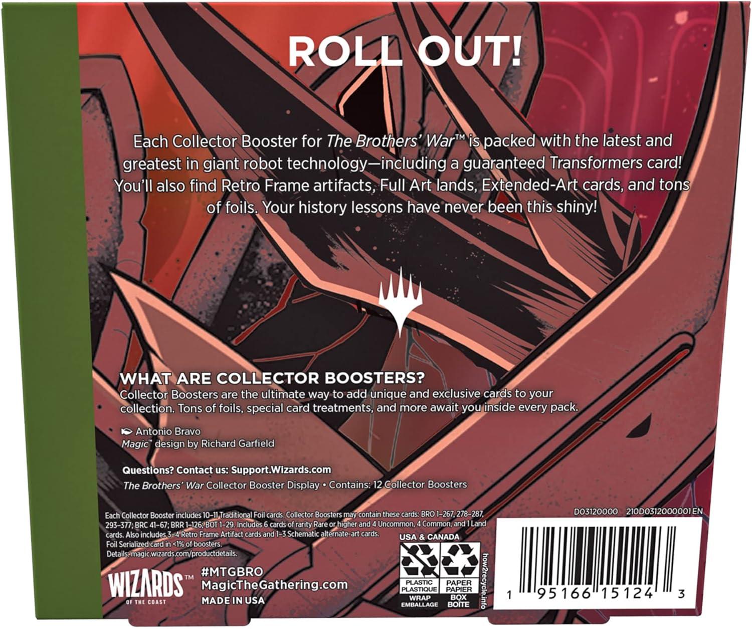 image:imageMagic The Gathering The Brothers War Collector Booster Box 12 Packs 180 Magic Cards