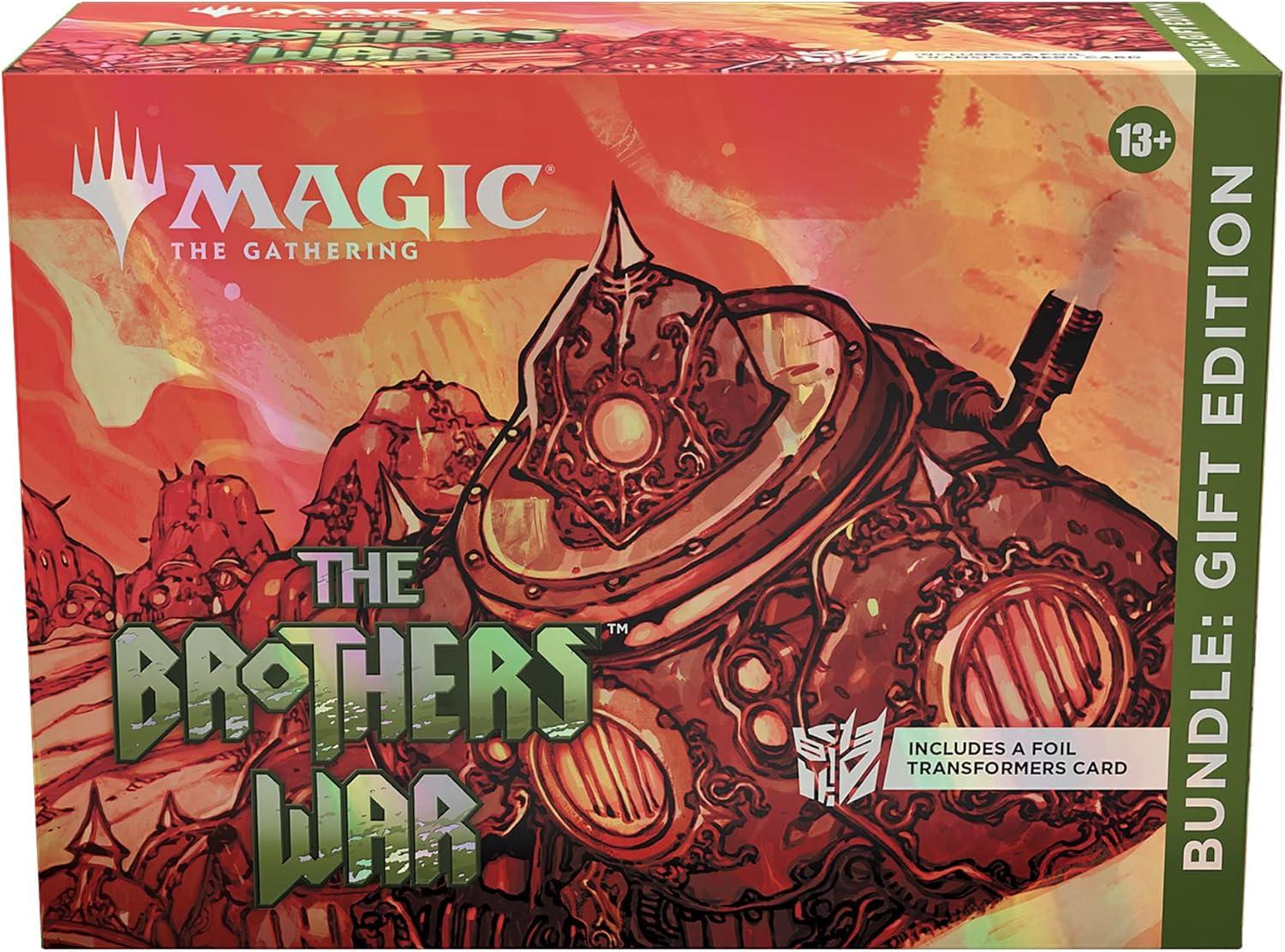 image:imageMagic The Gathering The Brothers War Gift Bundle Foil Transformers Card 1 Collector Booster 8 Set Boosters and Accessories