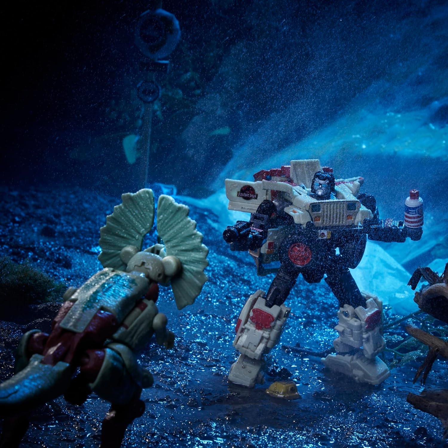 image:imageTransformers Collaborative Jurassic Park x Toys Dilophocon ampamp Autobot JP12 Action Figures for Boys and Girls Ages 8 and Up Amazon Exclusive