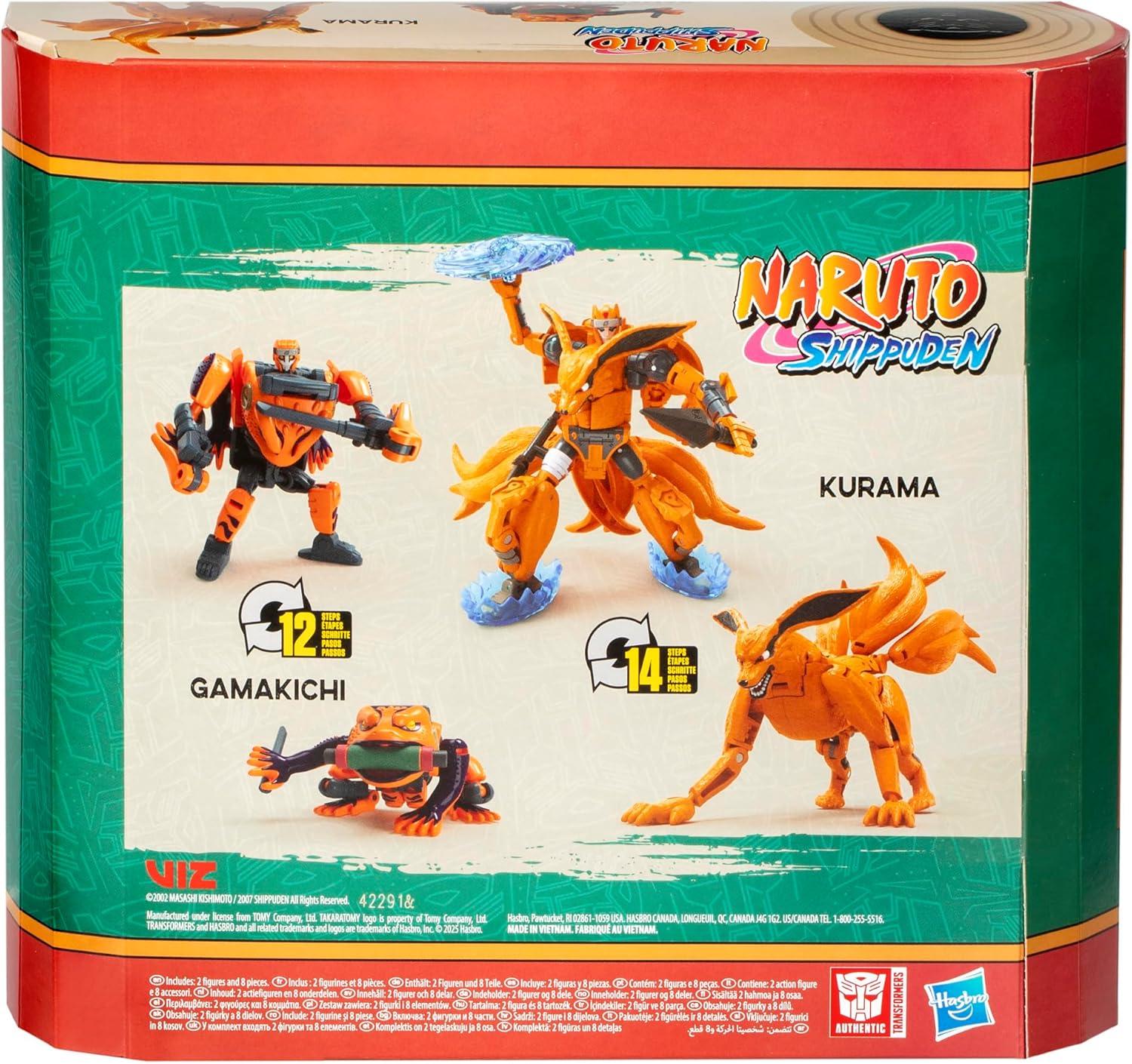 image:imageTransformers Collaborative Naruto Shippuden Kurama ampamp Gamakichi Anime Toys Action Figures 8
