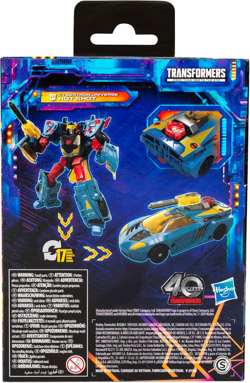 image:imageTransformers Legacy United Deluxe Class Cybertron Universe Hot Shot 55inch Converting Action Figure 8